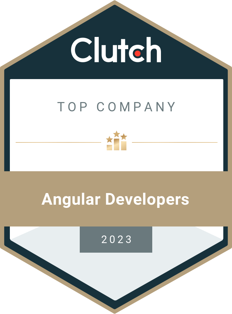 clutch 2023 - top company - angular developers