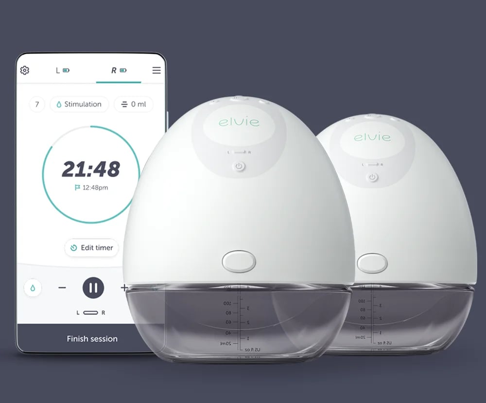 Elvie Pump mockup