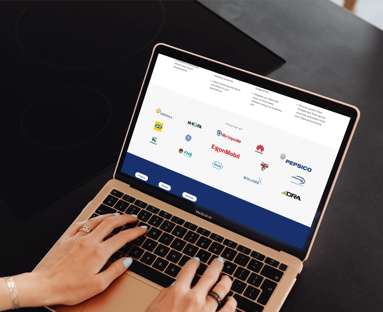 Afriwise application on web