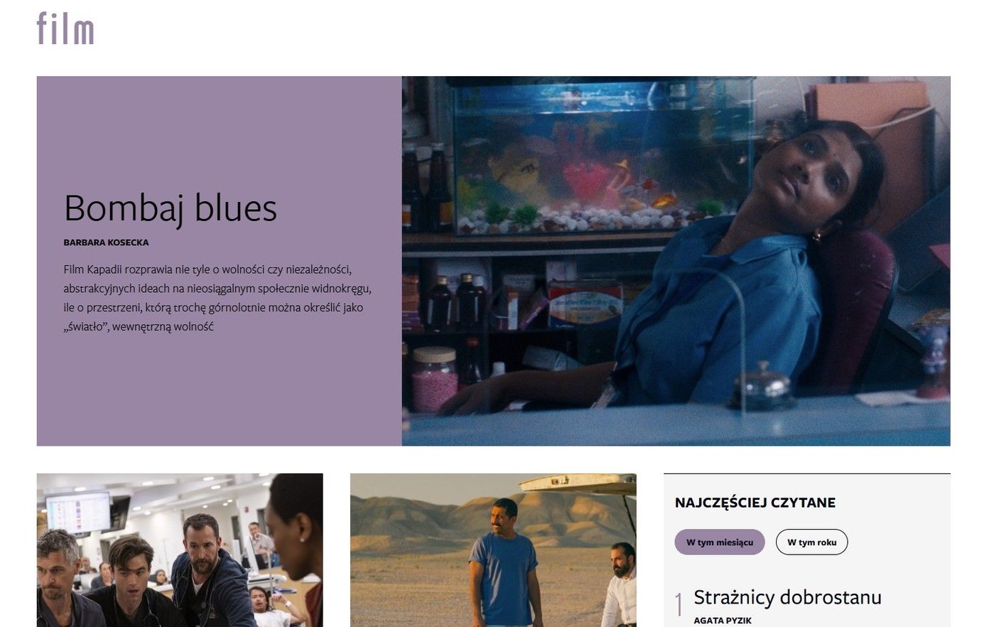 Dwutygodnik website application