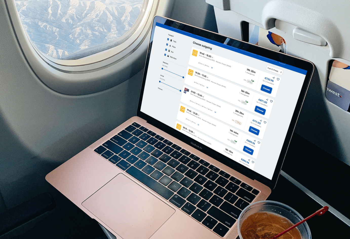 fromAtoB app screenshot