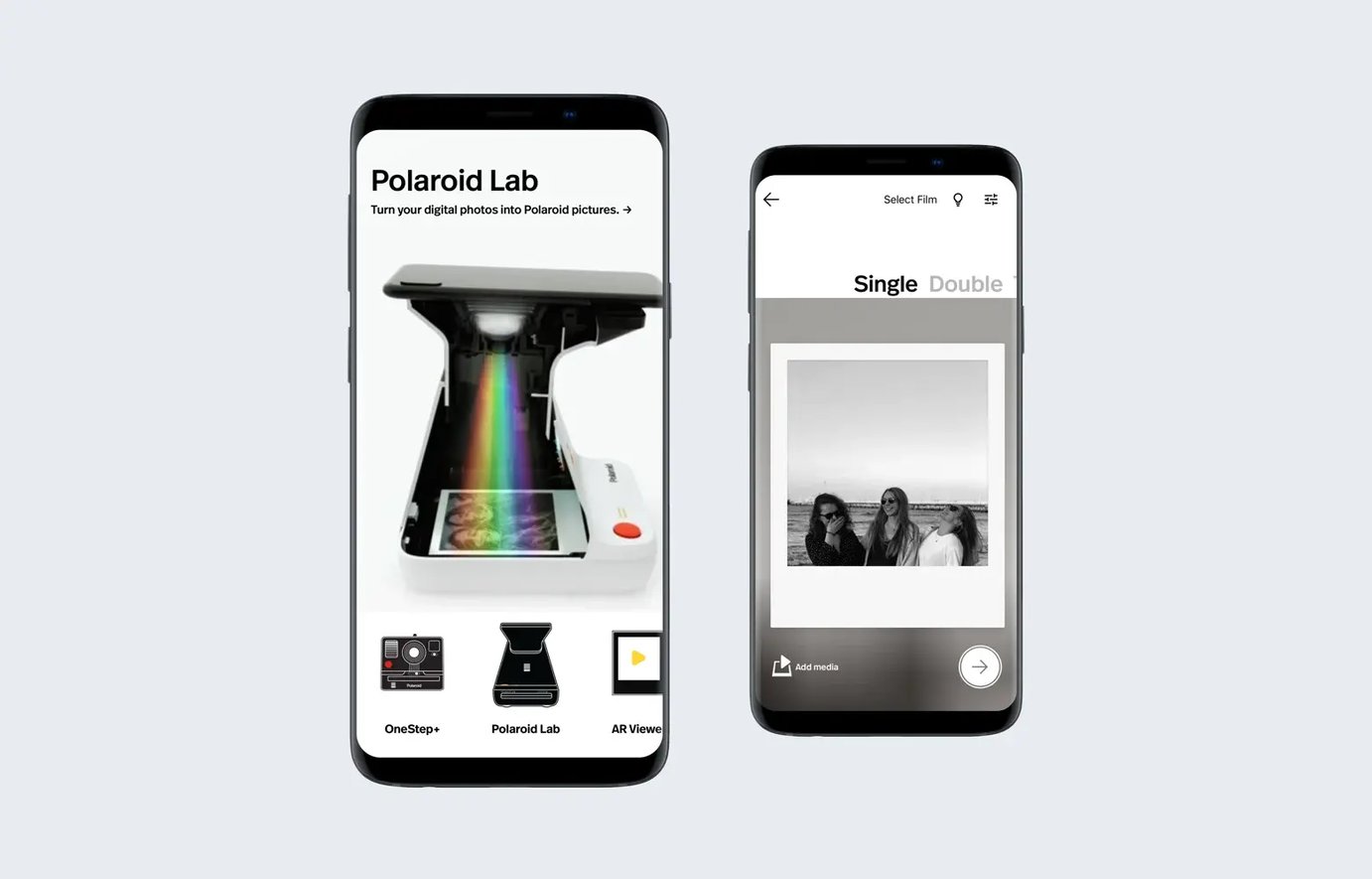 Polaroid Lab Mobile App Mobile View