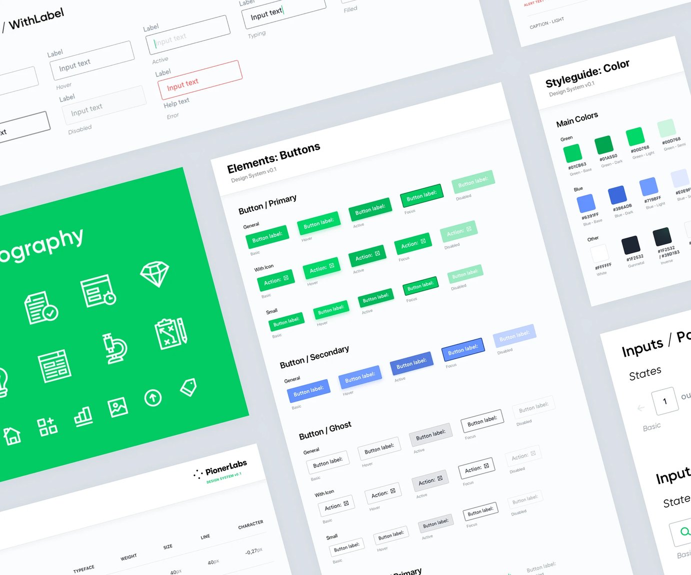 PIM app design system.