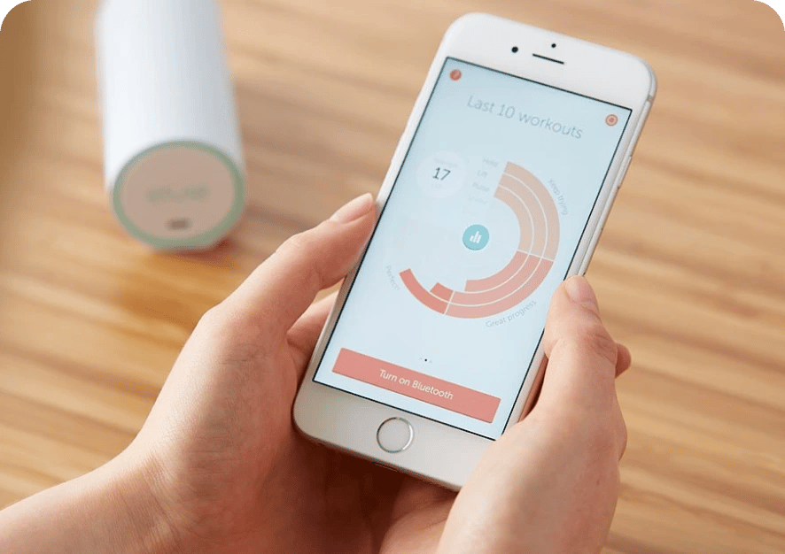 Elvie Trainer mockup