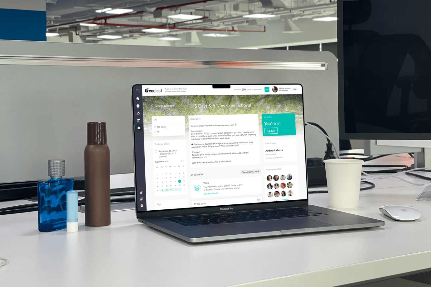 Cooleaf app screenshot