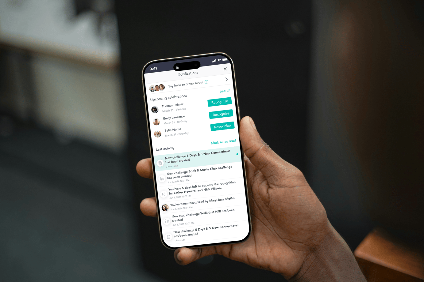 Cooleaf application screenshot