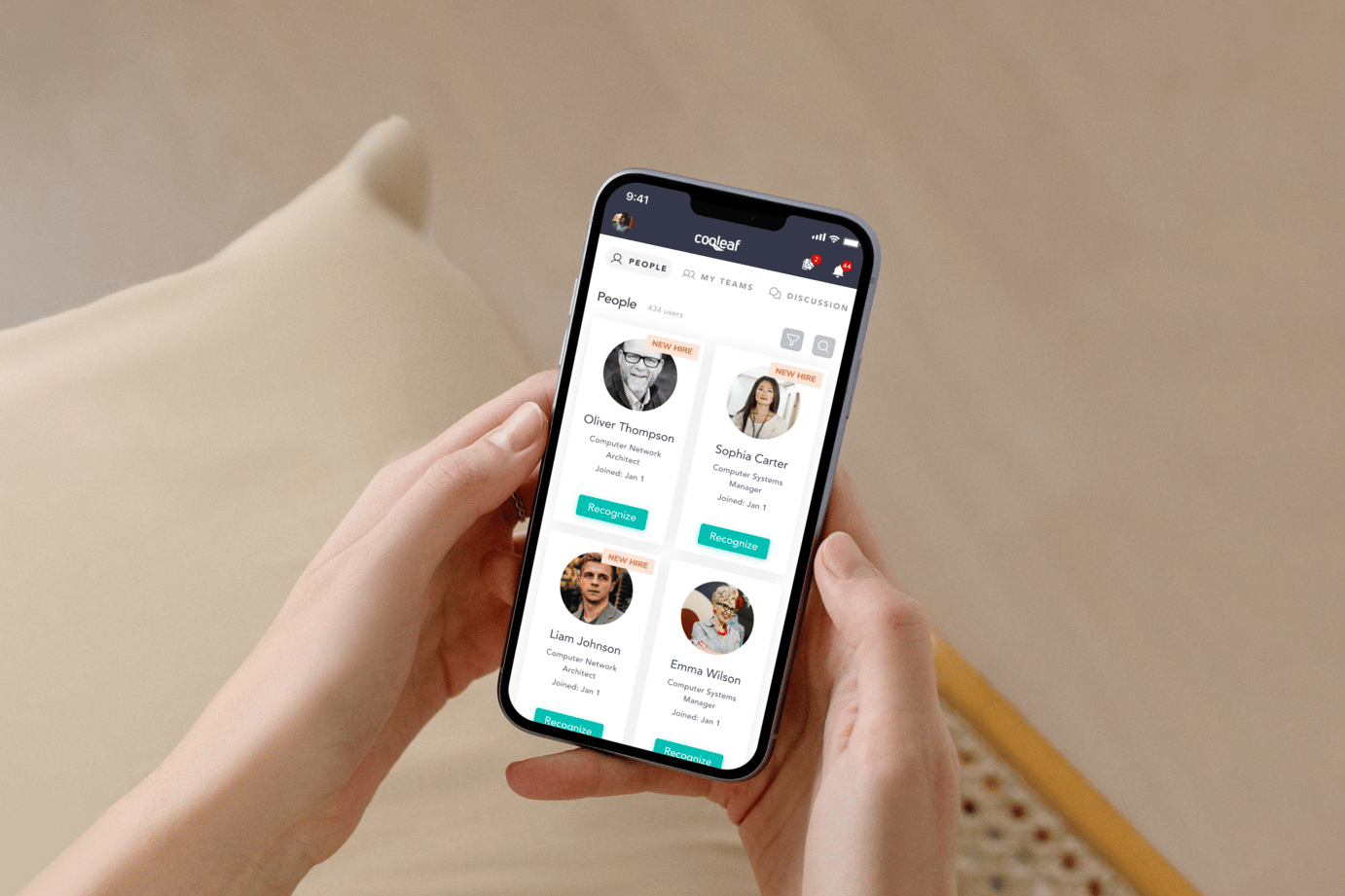 Cooleaf app screenshot