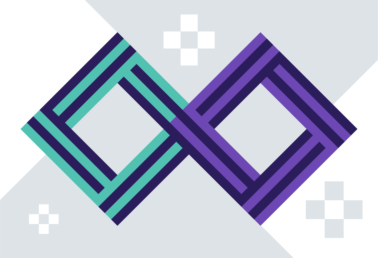 Metaphoric illustration of two entities in synergy, representing the power of combining AI with DevOps and CI/CD.