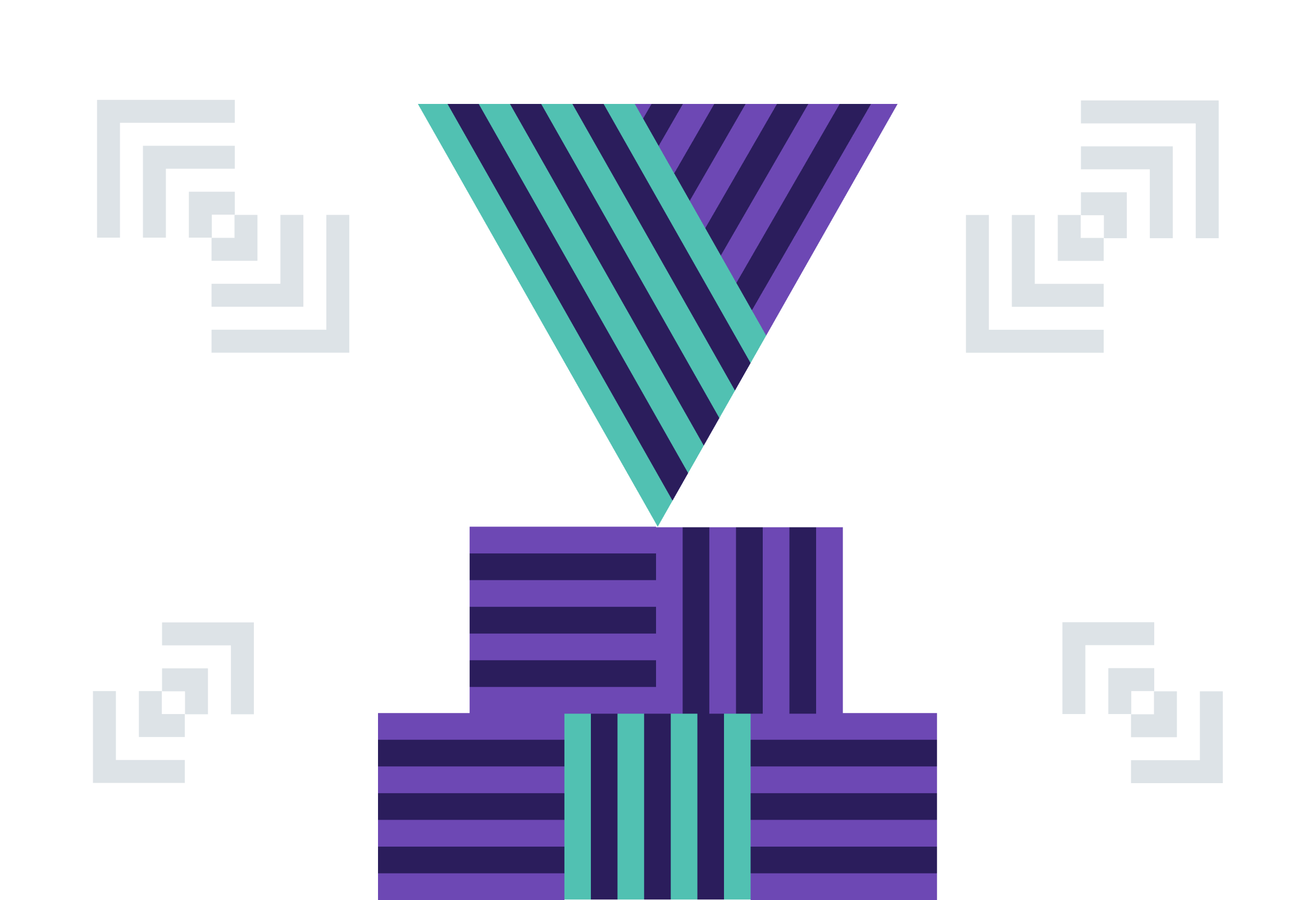 Abstract illustration of top vue js development company.