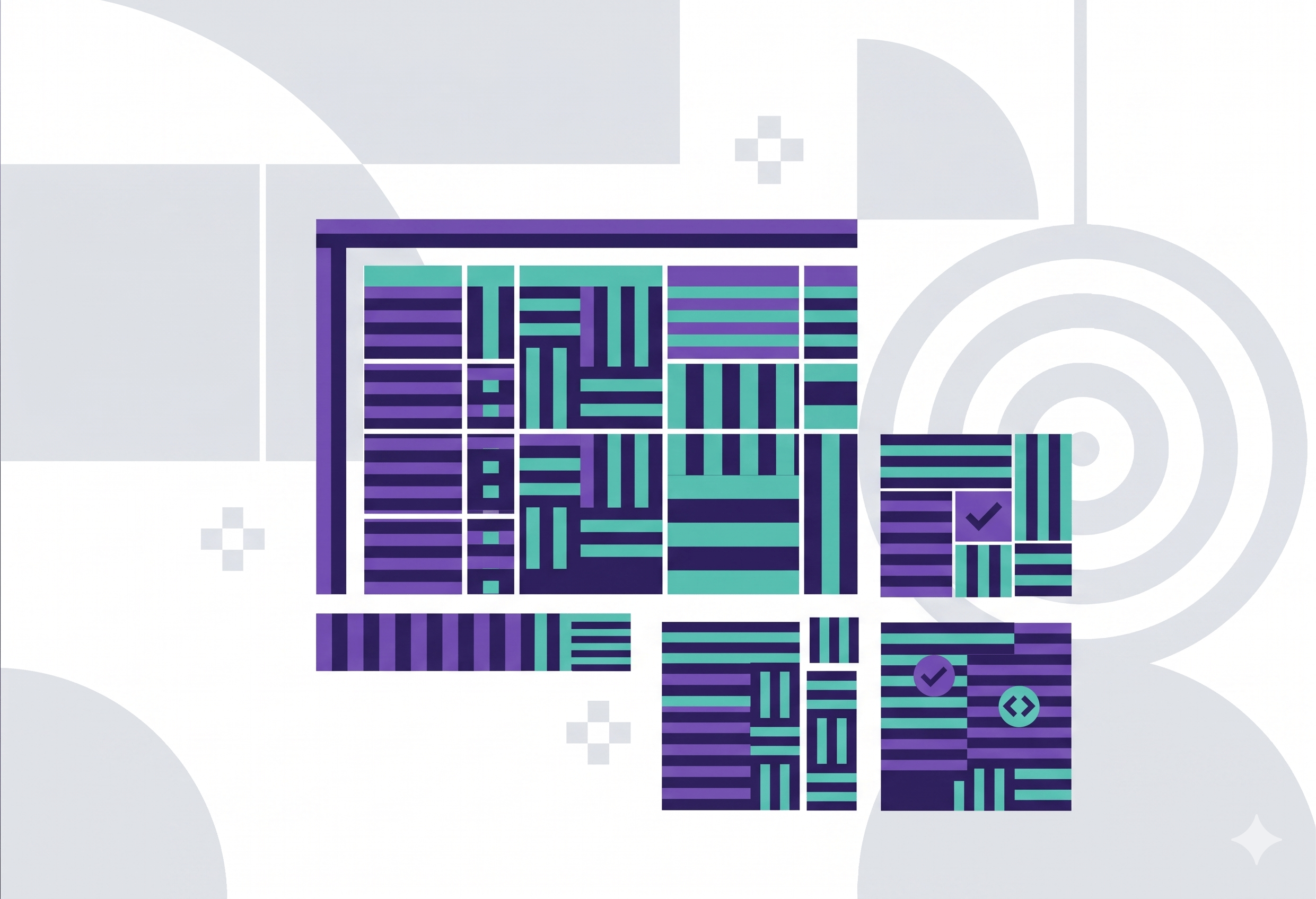 Abstract image representing the concept of a redesign project scope document.