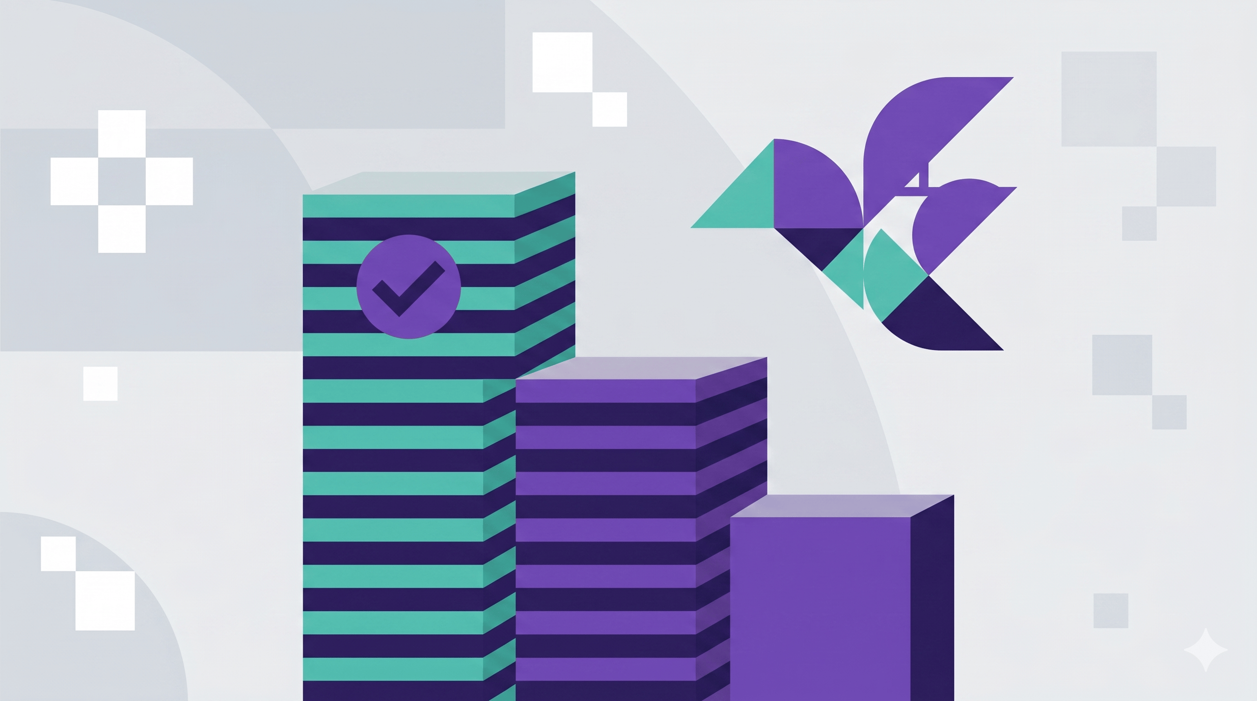 Minimalist illustration of the topic of Flutter development companies.