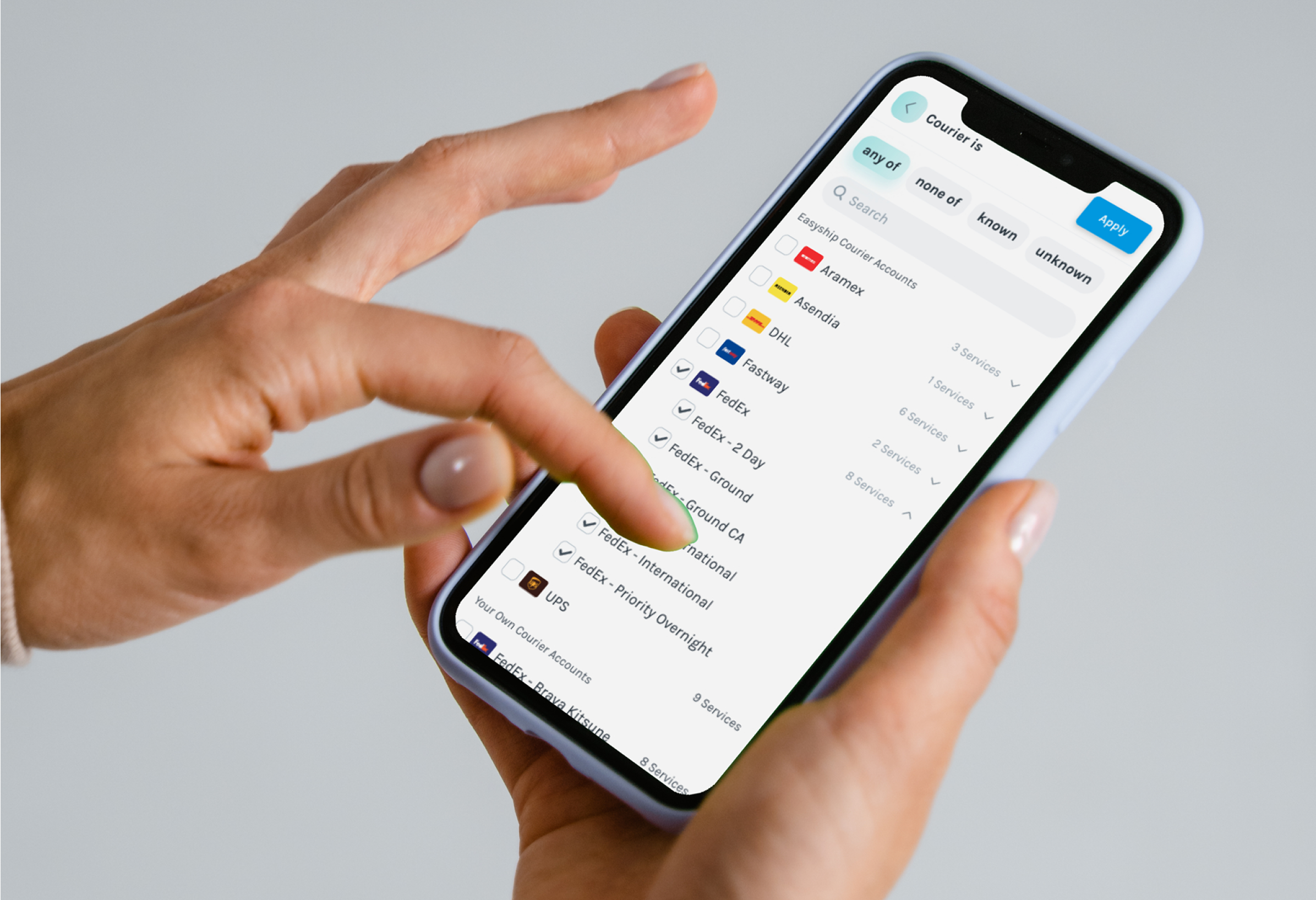 Easyship mobile app