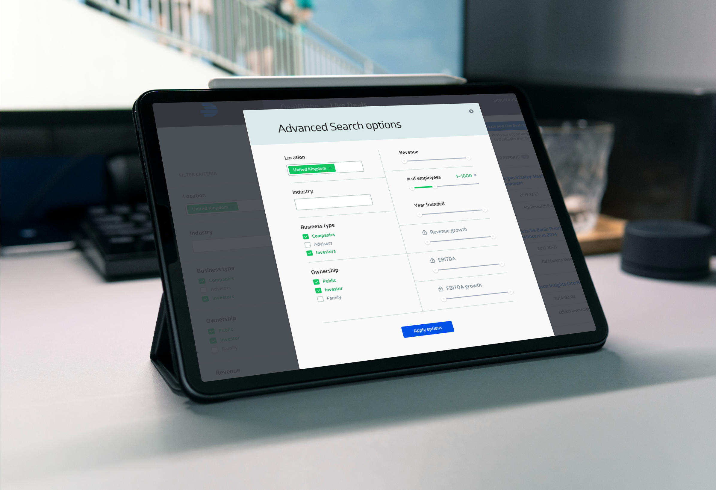 DealGlobe application