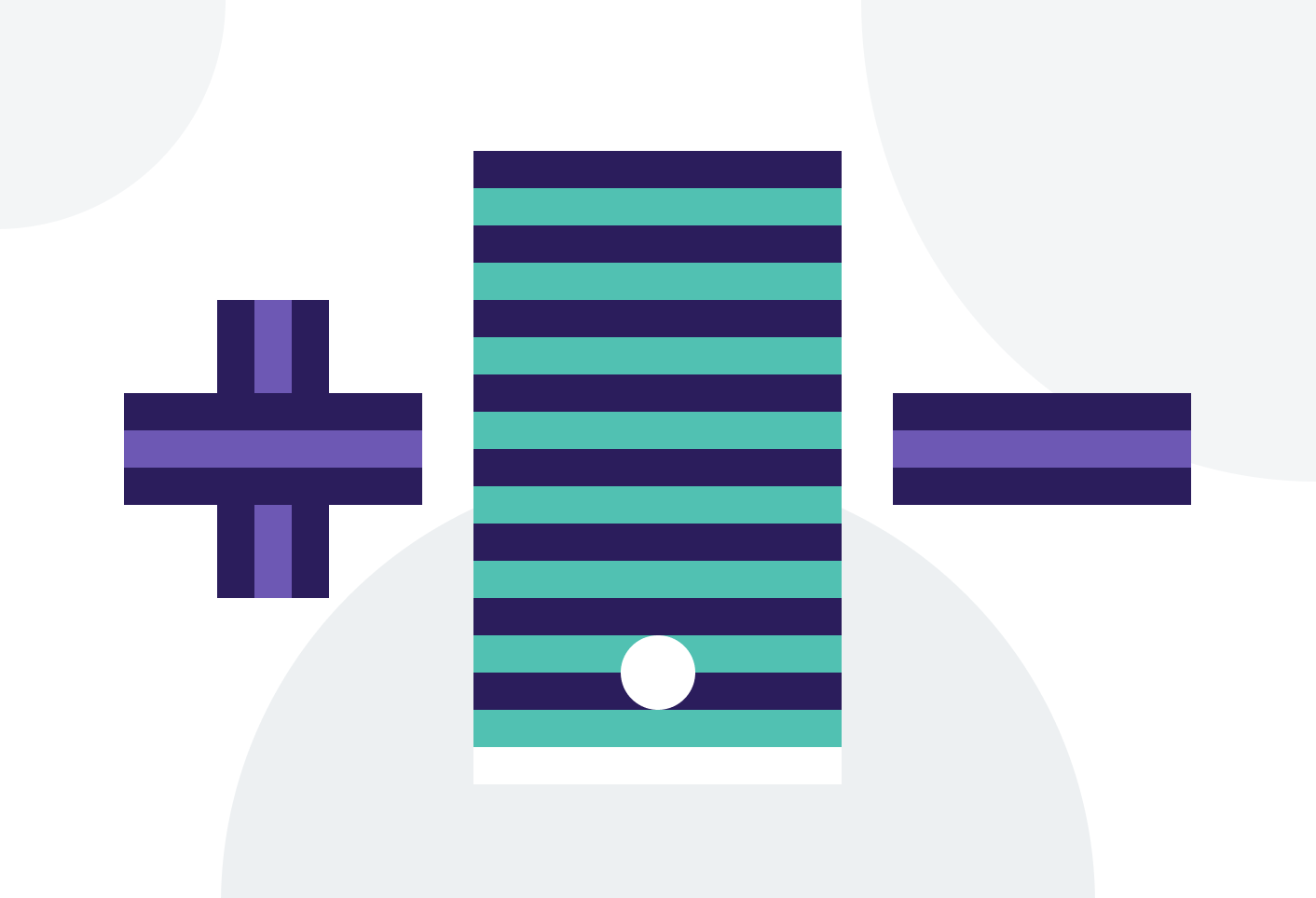 Abstract illustration of mobile app development