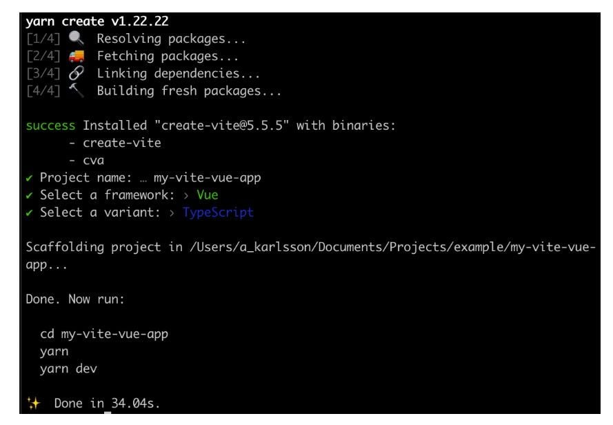 Setting up with Vite 