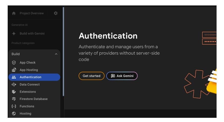 Setting up Firease Auth 