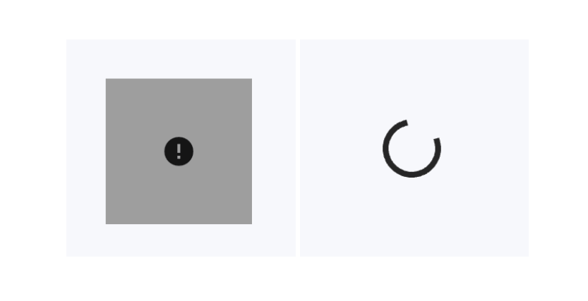 loading error image, Flutter app loading images from cache, demonstrating image rendering 