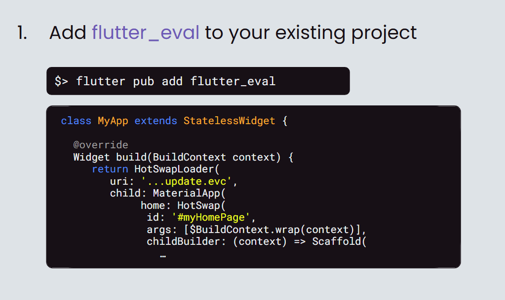 Achieve mobile release independence in Flutter with flutter_eval