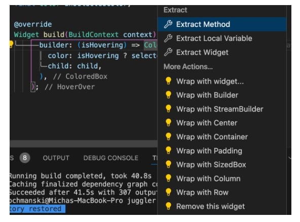 quickfix key combination 10 Things You Need to Learn as a Beginner Flutter Developer